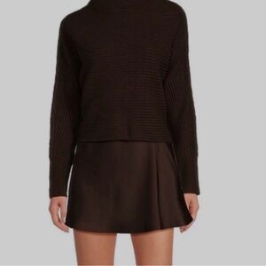 Gianni Bini Satin Brown Women's Skirt XS